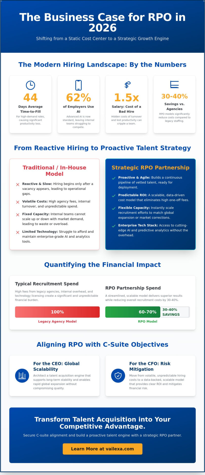 The Executive Business Case for Recruitment Process Outsourcing (RPO) in 2026
